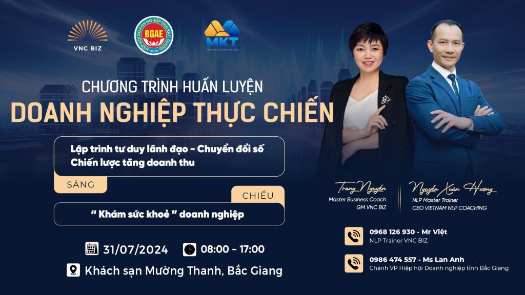 Phần mềm MKT kết hợp cùng VNC BIZ tổ chức chương trình huấn luyện "Doanh nghiệp thực chiến"