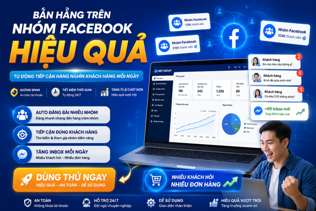 bán hàng trên nhóm Facebook