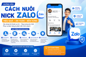 cách nuôi nick zalo