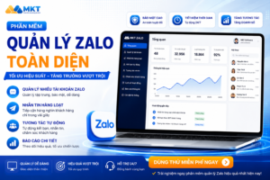 phần mềm quản lý zalo