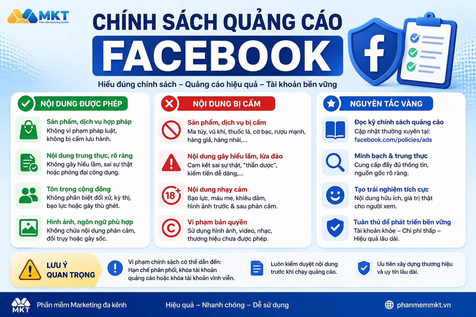 chính sách quảng cáo facebook
