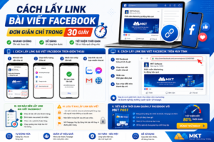 cách lấy link bài viết facebook
